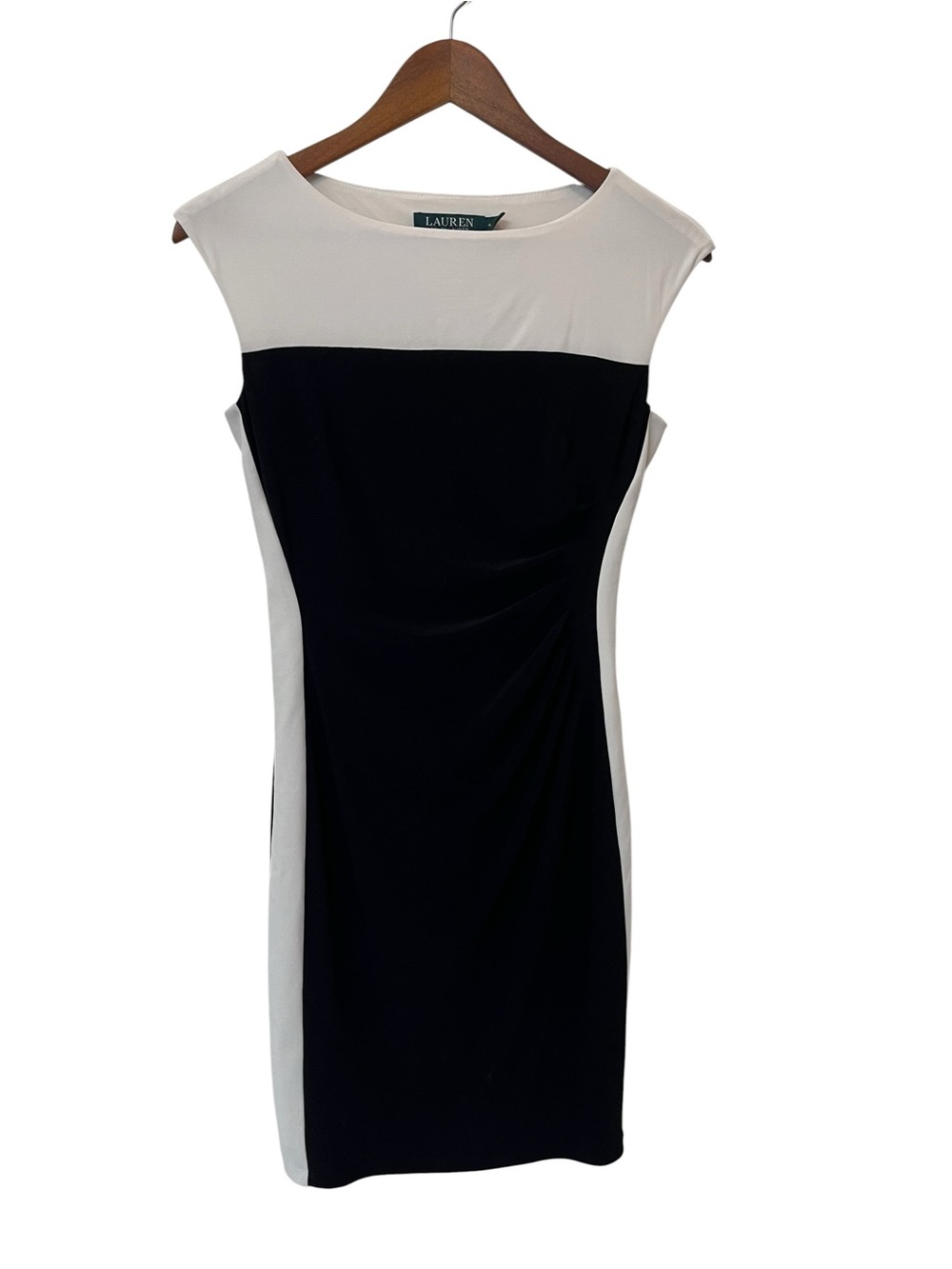 Ralph Lauren Black and White Cap Sleeve Dress
